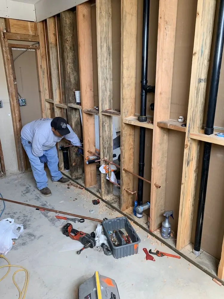 Commercial rough-in plumbing for Gas Line Repair in Suwanee